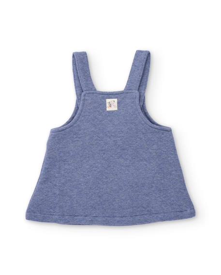 Ensemble bébé en molleton avec robe Bleu 5 - vertbaudet enfant 