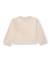 T-shirt de fille en maille avec manches longues et imprimé floral délicat Blanc 1 - vertbaudet enfant 
