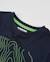 T-shirt garçon en maille avec imprimé géométrique Bleu 3 - vertbaudet enfant 