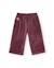 Pantalon fille en velours avec taille élastique Violet 2 - vertbaudet enfant 