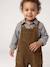 Ensemble salopette chemise bébé garçon olive 9 - vertbaudet enfant 