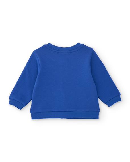 Ensemble en molleton pour bébé avec sweat zippé Bleu 3 - vertbaudet enfant 