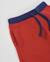 Pantalon garçon en molleton avec taille réglable et cordon contrasté Rouge 3 - vertbaudet enfant 