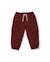 Pantalon cargo garçon en toile avec poches et taille élastique Rouge 2 - vertbaudet enfant 