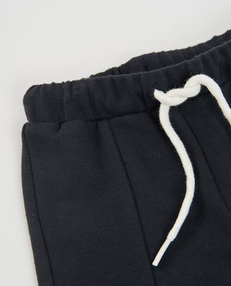 Pantalon cargo bébé garçon en molleton doux avec poches latérales Noir 3 - vertbaudet enfant 