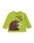 T-shirt garçon en jersey à imprimé ours brun Vert 1 - vertbaudet enfant 