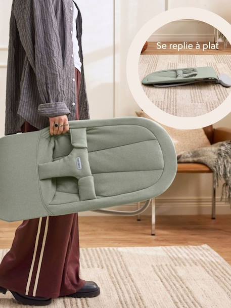 Transat Begin tissu brossé doux sable+vert 10 - vertbaudet enfant 