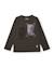 T-shirt garçon en maille avec imprimé photo Gris 1 - vertbaudet enfant 