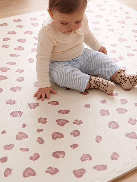 Grand tapis 9 dalles en mousse beige+Cherry+mauve+pois+terrazzo 11 - vertbaudet enfant 