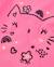 T-shirt fille en jersey à motif ludique et manches longues Rose 3 - vertbaudet enfant 