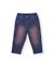 Jean fille coupe droite et taille ajustable Bleu 2 - vertbaudet enfant 