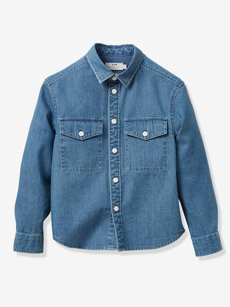 Chemise en denim garçon CYRILLUS Denim 1 - vertbaudet enfant 