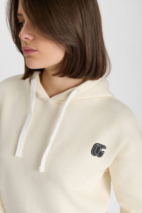 Sweat-shirt capuche divagi Cream 6 - vertbaudet enfant 