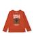 Ensemble garçon avec t-shirt en coton design musical et pantalon jogger Orange 2 - vertbaudet enfant 