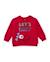 Ensemble en molleton garçon  sweat à message et pantalon assorti Rouge 2 - vertbaudet enfant 