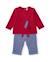 Ensemble en peluche pour bébé avec illustration de petit chien Rouge 1 - vertbaudet enfant 