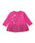 Robe fille en jersey et molleton avec motif dinosaure et volant Rose 1 - vertbaudet enfant 