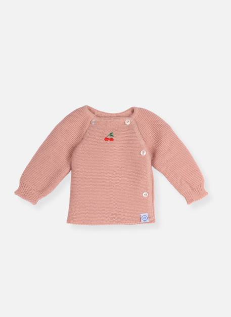 Ensemble broderie cerise Rose misty 2 - vertbaudet enfant 