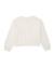 Sweat-shirt fille en molleton avec imprimé floral et coupe décontractée Blanc 3 - vertbaudet enfant 