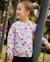 Sweat fille en molleton doux avec imprimé ludique Blanc 1 - vertbaudet enfant 