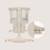 Lit cododo berceau 3en1 jodie réglable en hauteur et inclinaison avec matelas haute densité Beige cream+Beige taupe+Green graphite 3 - vertbaudet enfant 
