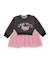 Robe fille buste en molleton à sequins et jupe en tulle Gris 1 - vertbaudet enfant 