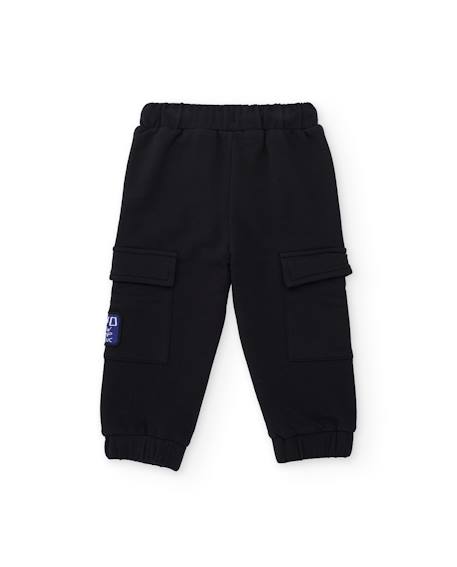 Ensemble en molleton bébé garçon  sweat à message et pantalon assorti Rouge 5 - vertbaudet enfant 