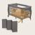 Lit parapluie parc bébé 3en1 sven plus 0-36 mois avec table à langer et moustiquaire Beige latte+Beige olive+Grey scandi 14 - vertbaudet enfant 