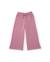 Ensemble pour fille en maille avec sweat à capuche court et pantalon large Rose 3 - vertbaudet enfant 