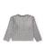Pull fille en tricot côtelé avec touches argentées Gris 2 - vertbaudet enfant 