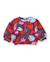 Ensemble fille en molleton avec sweat floral et jupe assortie Rouge 2 - vertbaudet enfant 