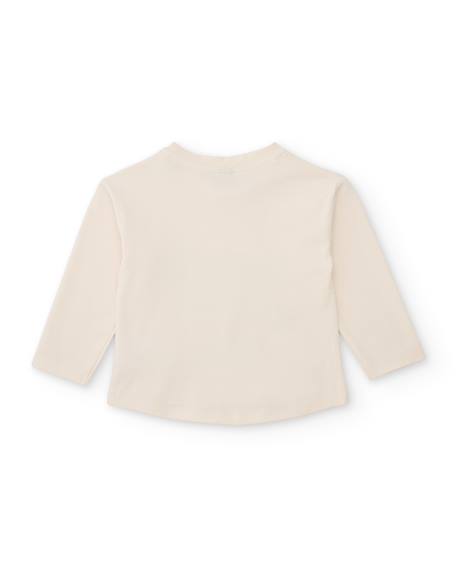 T-shirt en maille pour bébé fille avec imprimé koala Blanc 2 - vertbaudet enfant 