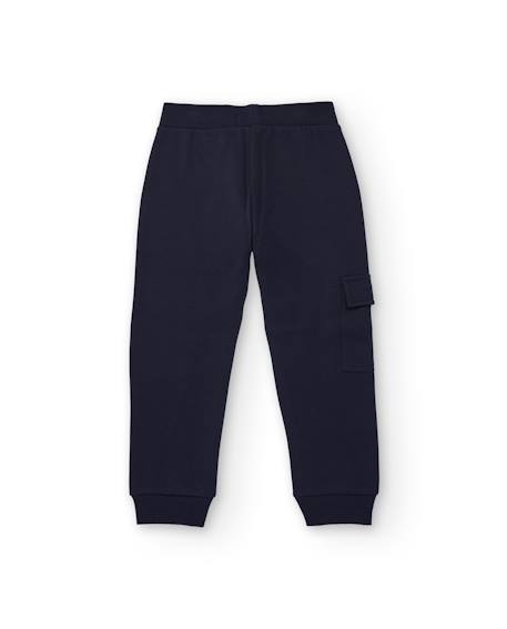 Ensemble garçon avec sweat en coton design chiens et pantalon jogger Orange 5 - vertbaudet enfant 