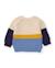 Pull en tricot bébé garçon color-block en maille douce et chaude Bleu 2 - vertbaudet enfant 