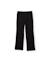 Pantalon pour fille en maille avec coupe droite et décoration subtile Noir 2 - vertbaudet enfant 