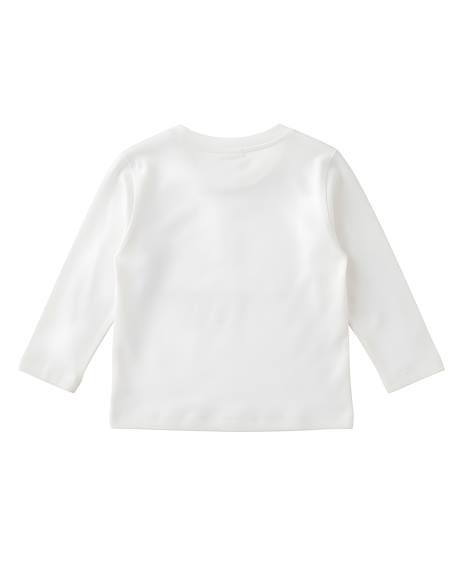 T-shirt en maille pour garçon avec imprimé ours et toucher doux Blanc 2 - vertbaudet enfant 