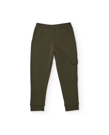 Ensemble garçon en maille avec sweat gecko et pantalon jogger Beige 5 - vertbaudet enfant 