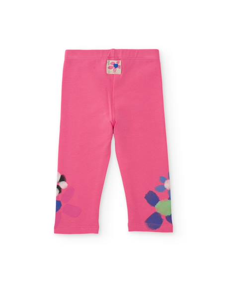 Ensemble en molleton pour fille avec sweat imprimé et leggings assortis Bleu 5 - vertbaudet enfant 