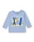 T-shirt en maille pour bébé garçon avec imprimé ski et manches longues Bleu 1 - vertbaudet enfant 