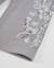 Pantalon pour fille en molleton avec broderies florales fantaisie Gris 5 - vertbaudet enfant 