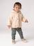 Manteau à capuche bébé fille vanille 1 - vertbaudet enfant 