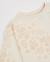 T-shirt de fille en maille avec manches longues et imprimé floral délicat Blanc 3 - vertbaudet enfant 