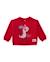 Sweat bébé fille en molleton chaud à imprimé dinosaure Rouge 2 - vertbaudet enfant 