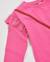T-shirt fille en jersey à volants au design ludique Rose 4 - vertbaudet enfant 