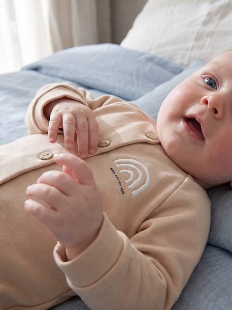 Combinaison bébé manches longues beige 7 - vertbaudet enfant 