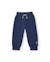 Pantalon en molleton pour garçon avec taille élastique et cordon de serrage Bleu 1 - vertbaudet enfant 