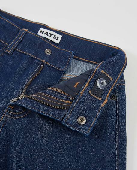 Jean droit pour garçon avec cinq poches Bleu 3 - vertbaudet enfant 