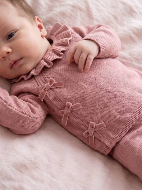 Ensemble bébé fille en tricot blush 11 - vertbaudet enfant 