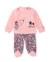 Ensemble en tricot pour bébé avec broderie de chiot Rose 1 - vertbaudet enfant 