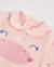 Barboteuse en molleton pour bébé avec motif dinosaure Rose 3 - vertbaudet enfant 